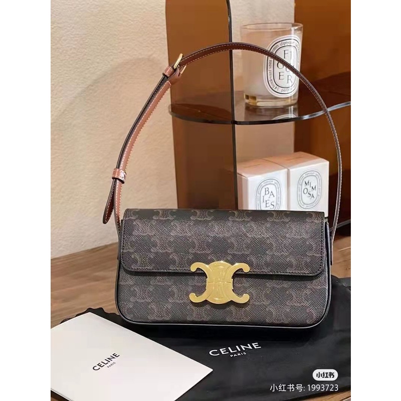 Túi xách nữ mini kẹp nách chất da pu Celin hình chữ nhật xịn đẹp