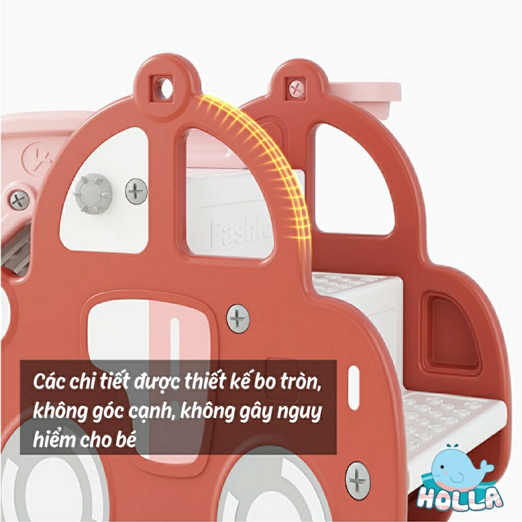 CẦU TRƯỢT CHO BÉ - CẦU TUỘT CHO BÉ - MẪU Ô TÔ ĐƠN MÁNG DÀI BẢO HÀNG 12 THÁNG