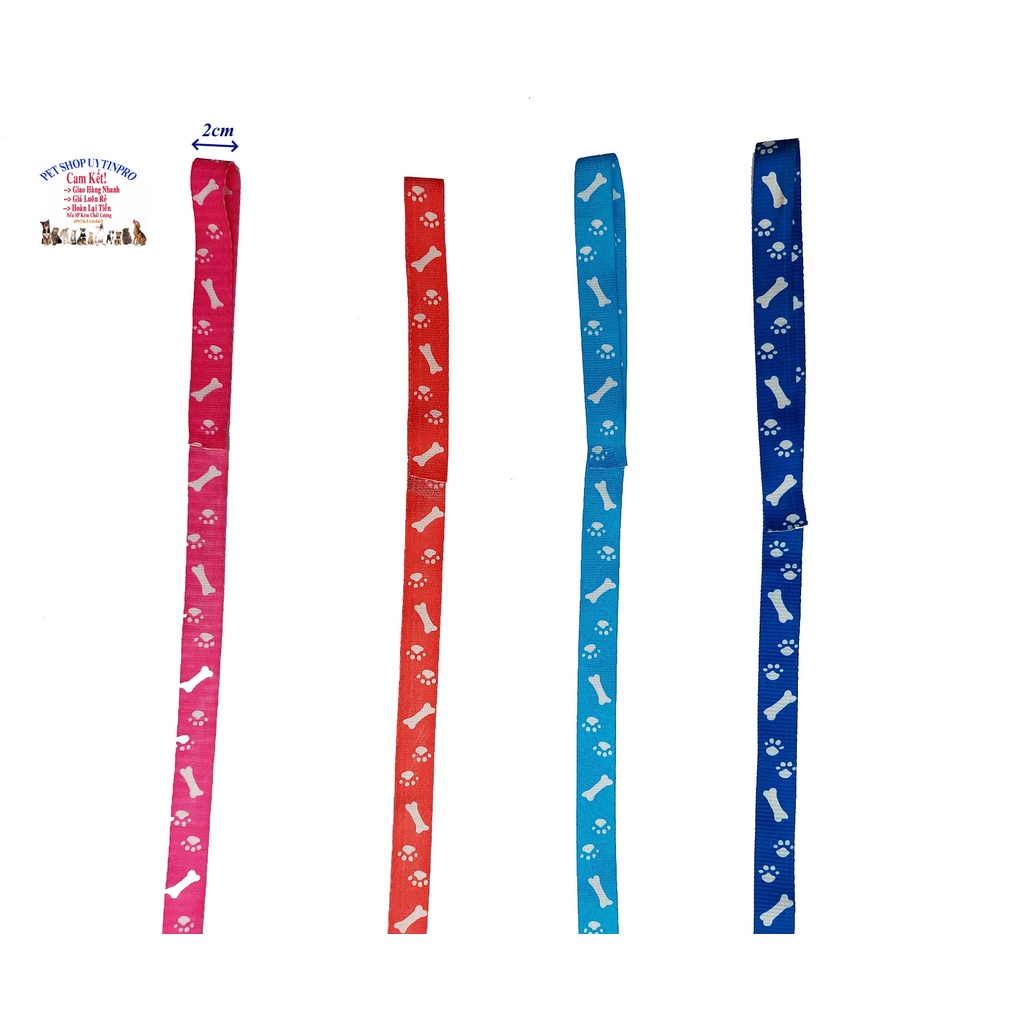 Dây dắt kèm yếm cho Chó Mèo từ 10kg đến 15kg Bản rộng 2cm Chất liệu dù mềm dẻo, Yếm có thể điều chỉnh to nhỏ