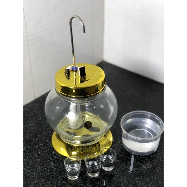 Đầu nối nhanh 6mm với ống inox hoặc vòi inox