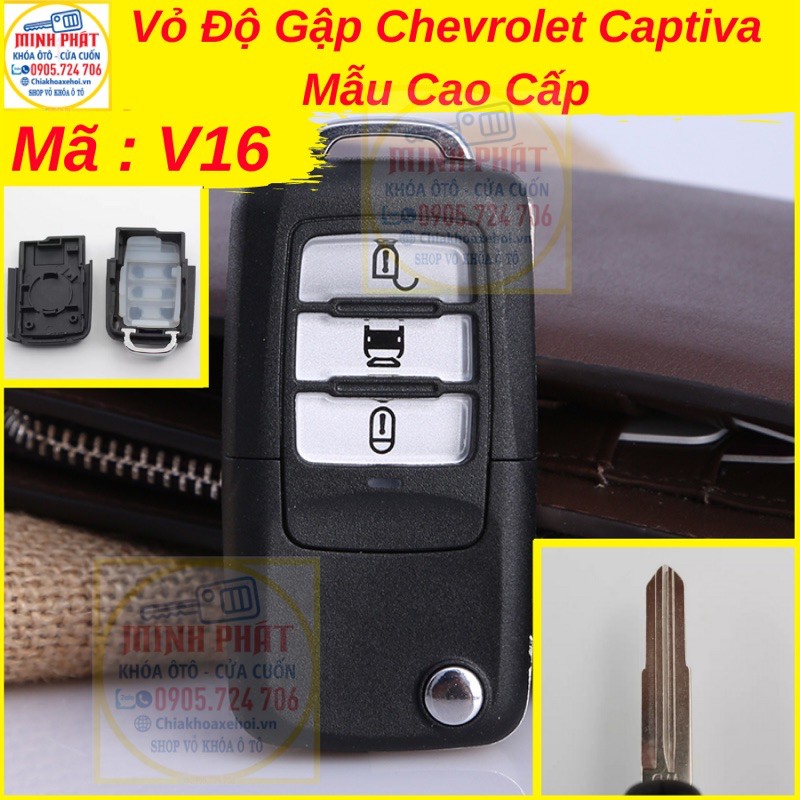 Vỏ chìa khoá xe Ô Tô Chevrolet Captiva V16