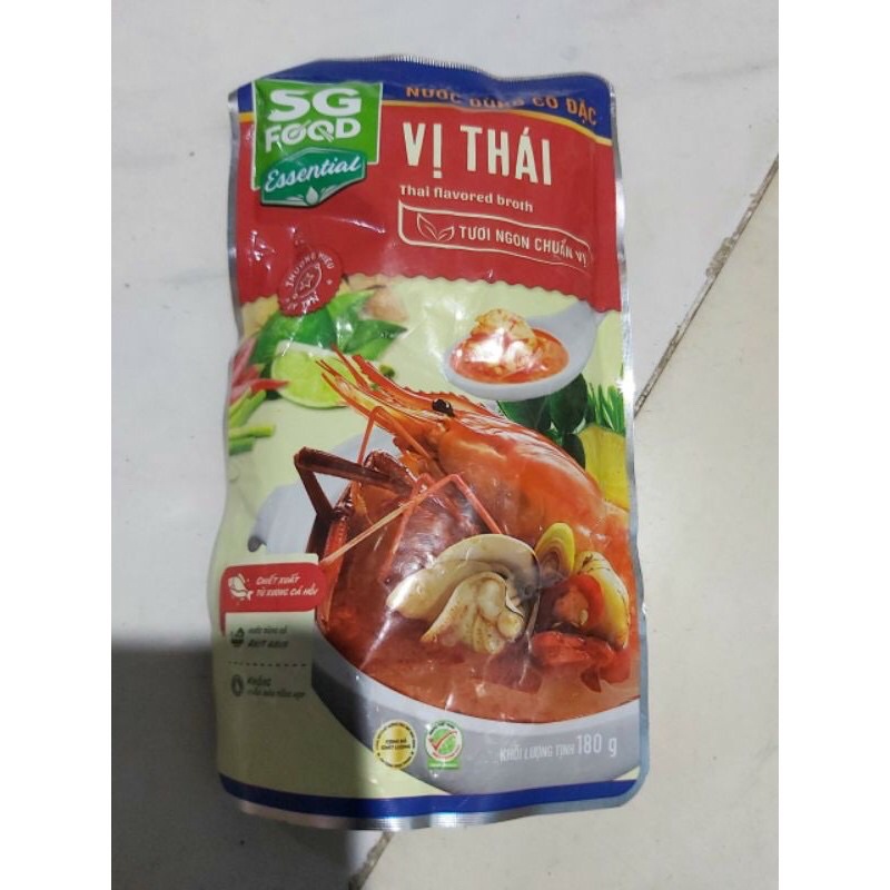 Nước dùng cô đặc vị lẩu thái , vị lẩu thái chay, vị hải sản 150g