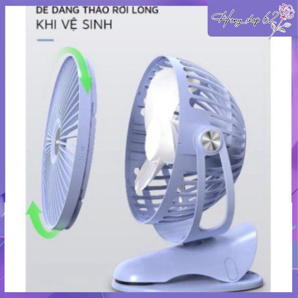 [ Bản Đặc Biệt ]Quạt tích điện để bàn Mini Yoobao kẹp Y-F04 MAX quay 360 độ Pin cực khỏe 10000 mAh | BigBuy360 - bigbuy360.vn
