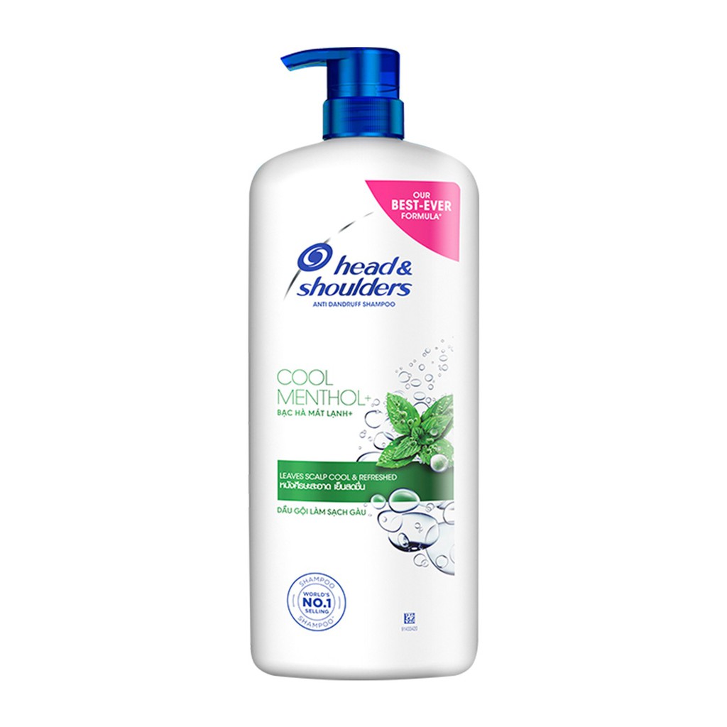 COMBO 2 Chai dầu gội Head&amp;Shoulders Bạc hà 1200ml x2