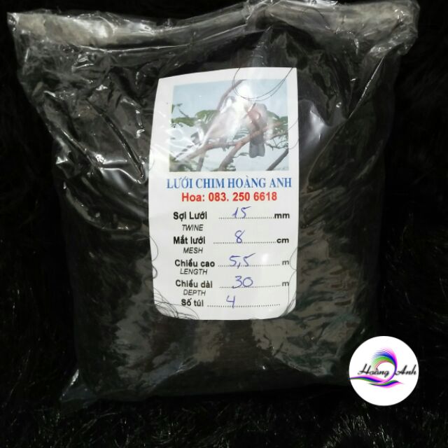 Lưới Bẫy Chim Cỡ Lớn Cao 5,5M