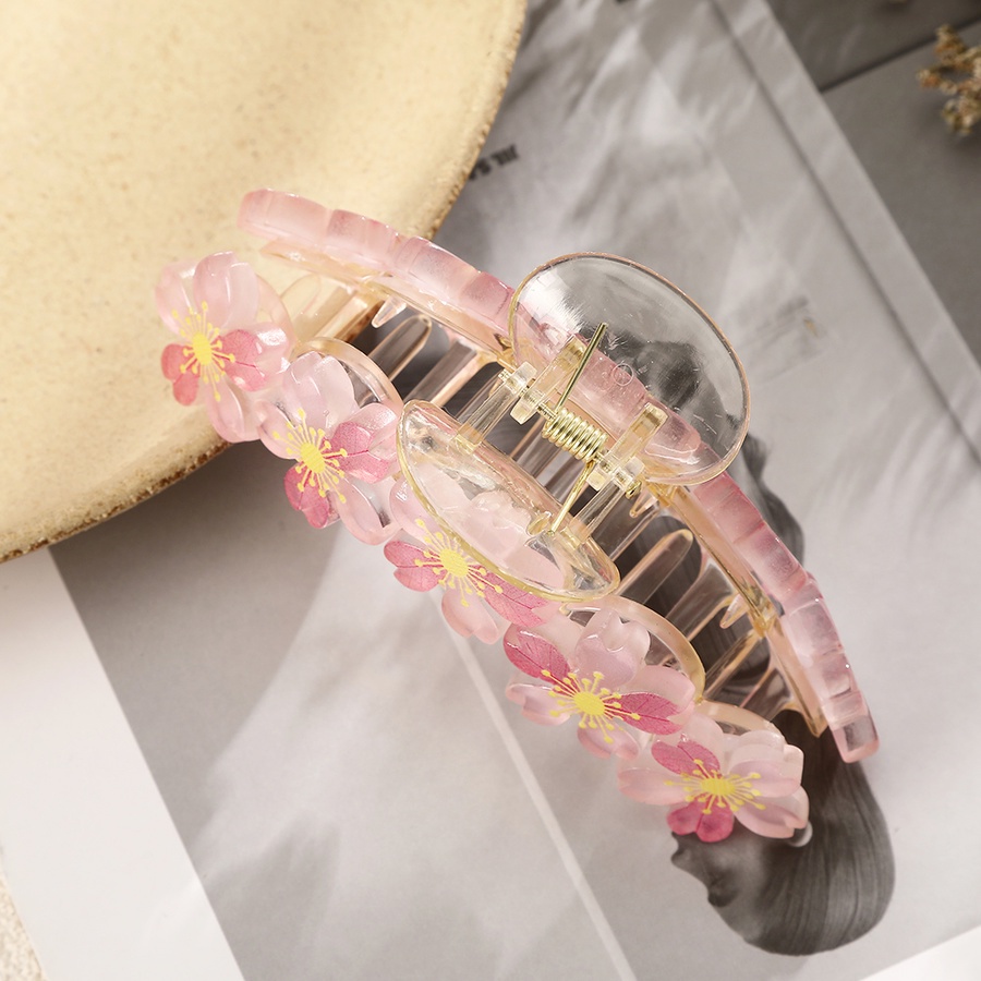 Kẹp Tóc Càng Cua 10cm Bằng Acrylic Trong Suốt Phong Cách Hàn Quốc Cho Nữ