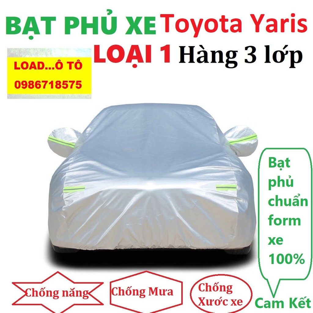 BẠT CHE XE TOYOTA YARIS CHỐNG NÓNG NẮNG