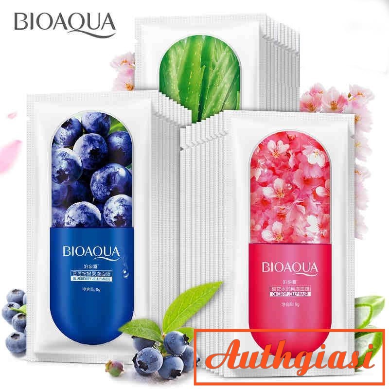 Mặt Nạ Ngủ Viên Thuốc Dưỡng Ẩm Trắng Da Bioaqua Jelly Mask 8g | WebRaoVat - webraovat.net.vn