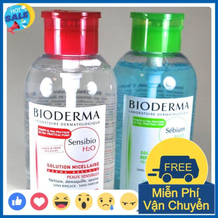 🎁KÈM QUÀ TẶNG🎁 Nước Tẩy Trang 500ml ⚡️𝐌𝐢𝐞̂̃𝐧 𝐏𝐡𝐢́ 𝐒𝐡𝐢𝐩⚡️ Hàng Nội Địa Pháp Có Nút Nhấn | BigBuy360 - bigbuy360.vn