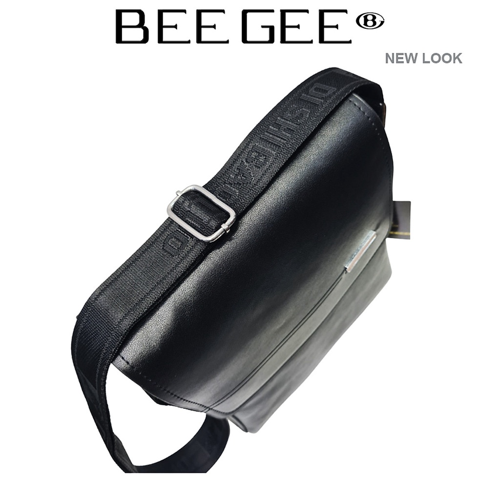 Túi đeo chéo nam da bò cao cấp BEE GEE 5109 ( ao 26cm X Rộng 23cm X Dày 7cm)