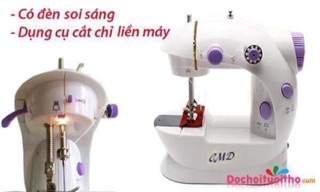 Máy khâu mini có đèn có cắt chỉ