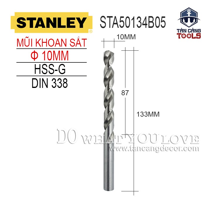 MŨI KHOAN SẮT STANLEY STA50134B05