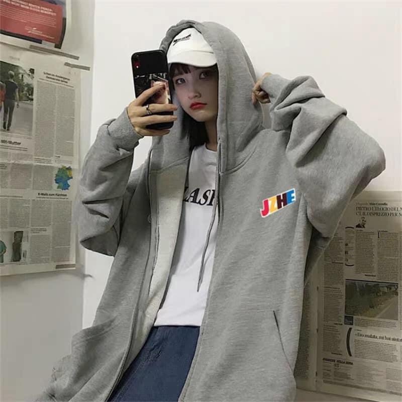 (MỚI) Áo Khoác Hoodie JZHE 2 Màu ( form rộng kèm ảnh thật ) | BigBuy360 - bigbuy360.vn
