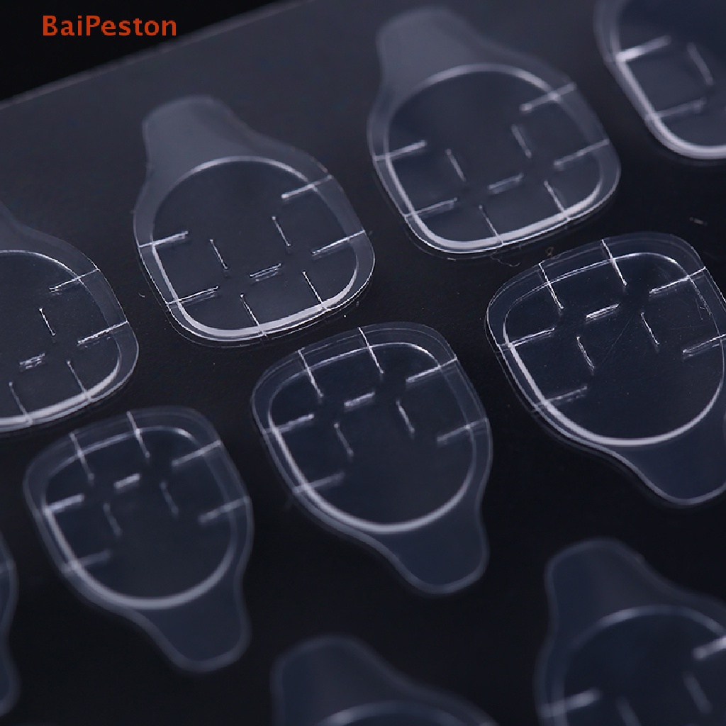 Set 5 Tờ / 24 Miếng Dán Móng Tay Giả Hai Mặt Tự Dính DIY