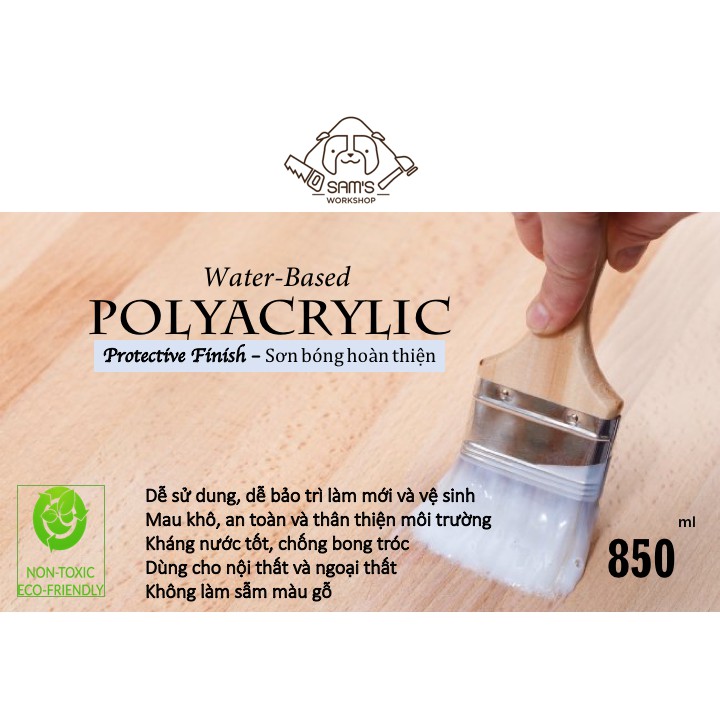 Sơn Polyacrylic 5L