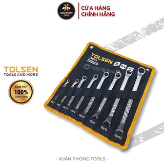 Bộ 8 cái cờ lê vòng tolsen 15077 | xuân phong tools