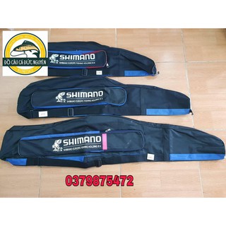 Bao đựng cần câu Shimano 155cm thiết kế 3 ngăn