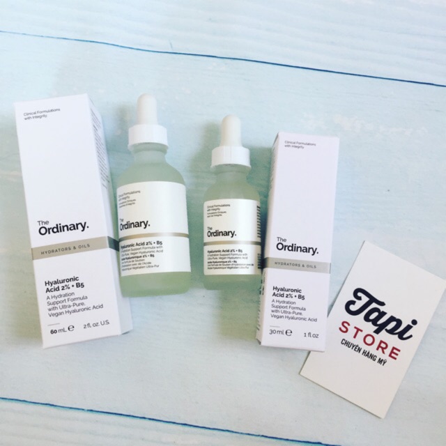 Serum cấp nước The Ordinary Hyaluronic Acid 2% + B5