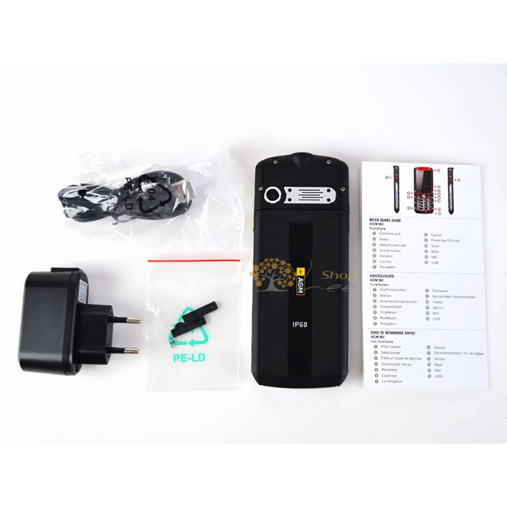 Điện thoại AGM M2 chống nước xuất Âu-điểm bạc