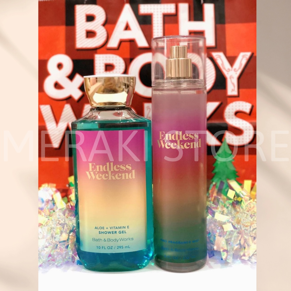 Bộ sản phẩm chăm sóc cơ thể Endless Weekend của Bath and Body Works