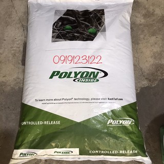 1kg phân tan chậm Polyon, phân tan chậm xanh Mỹ