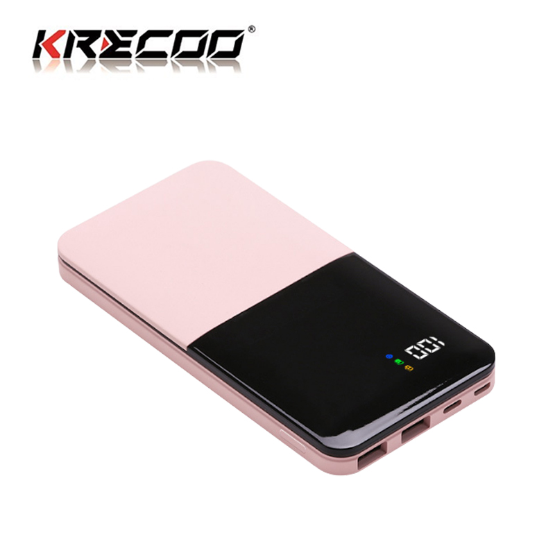 Pin Sạc Dự Phòng KRECOO Có Màn Hình Kỹ Thuật Số 50000mAh Chất Lượng Cao