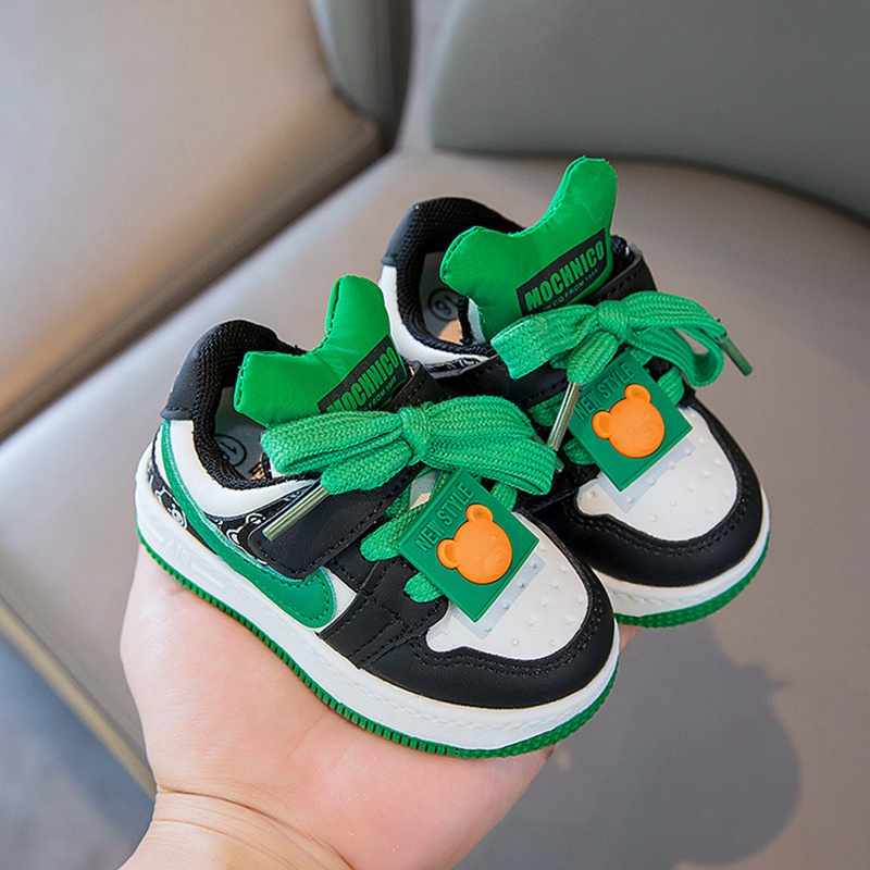 Giày Sneaker Chống Trượt Trọng Lượng Nhẹ Thời Trang Cho Trẻ Em 1-3 Tuổi