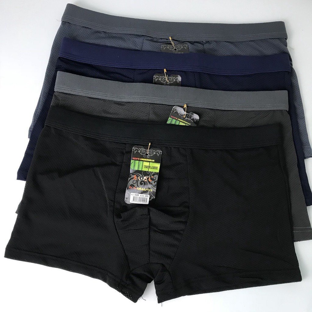Quần sịp đùi thông hơi vải cotton lạnh siêu mát, quần lót boxer đùi nam thoáng khí kháng mùi - SD12