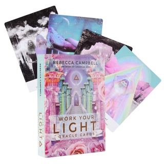 Work Your Light Bộ Bài Oracle Và Sách Hướng Dẫn Bộ Bài Tarot Bộ Bài Rebecca Campbell