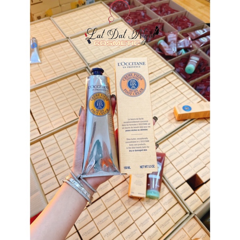 Kem Dưỡng Da Chân LOccitane Shea Butter Foot Cream 150ml .
