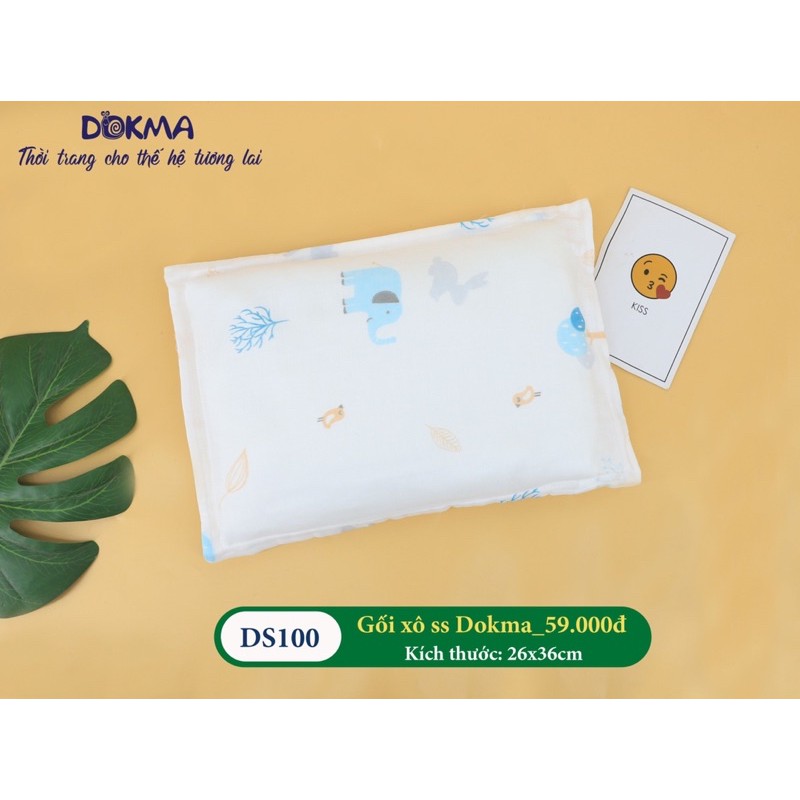 Gối xô sơ sinh Dokma DS100 (Kích thước 35x24cm)