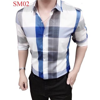 ÁO SƠ MI NAM SỌC CARO