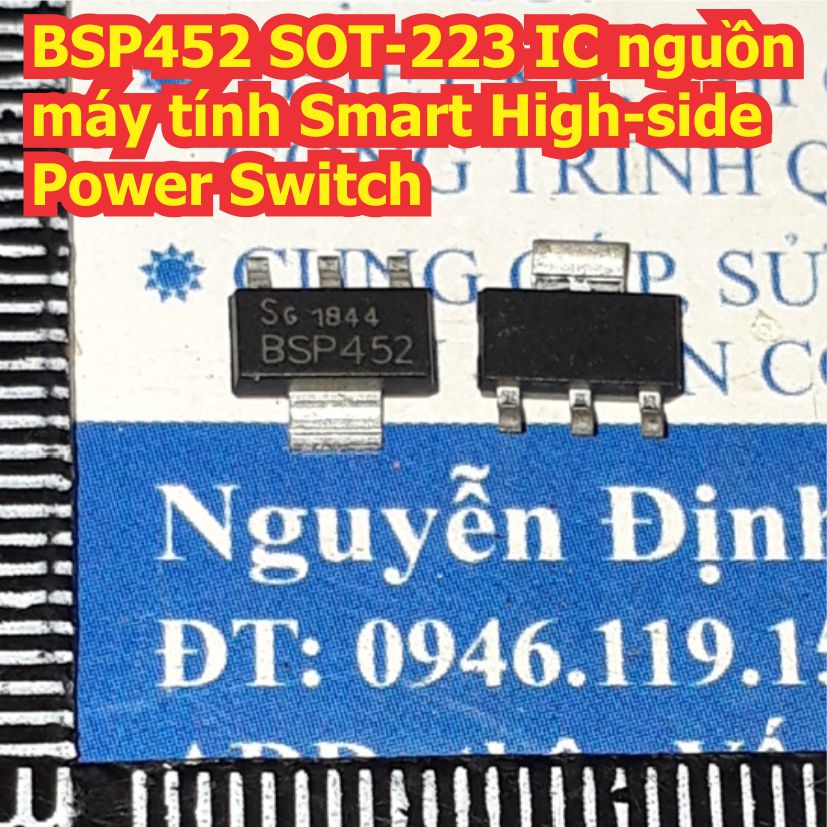 1 con BSP452 SOT-223 IC nguồn máy tính Smart High-side Power Switch kde7868