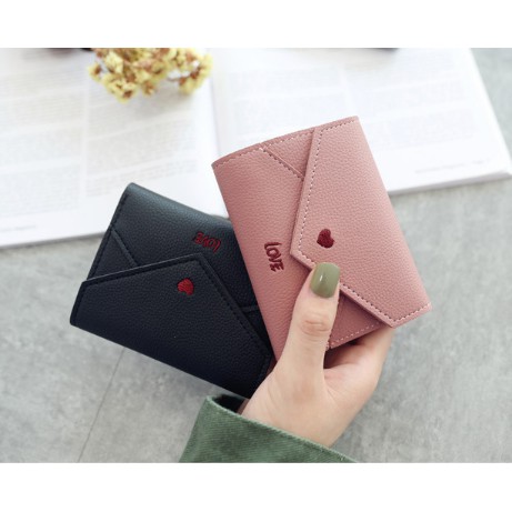 VÍ NỮ CẦM TAY FROM KOREA TRÁI TIM LOVE V238 HOT TREND 2019 | BigBuy360 - bigbuy360.vn