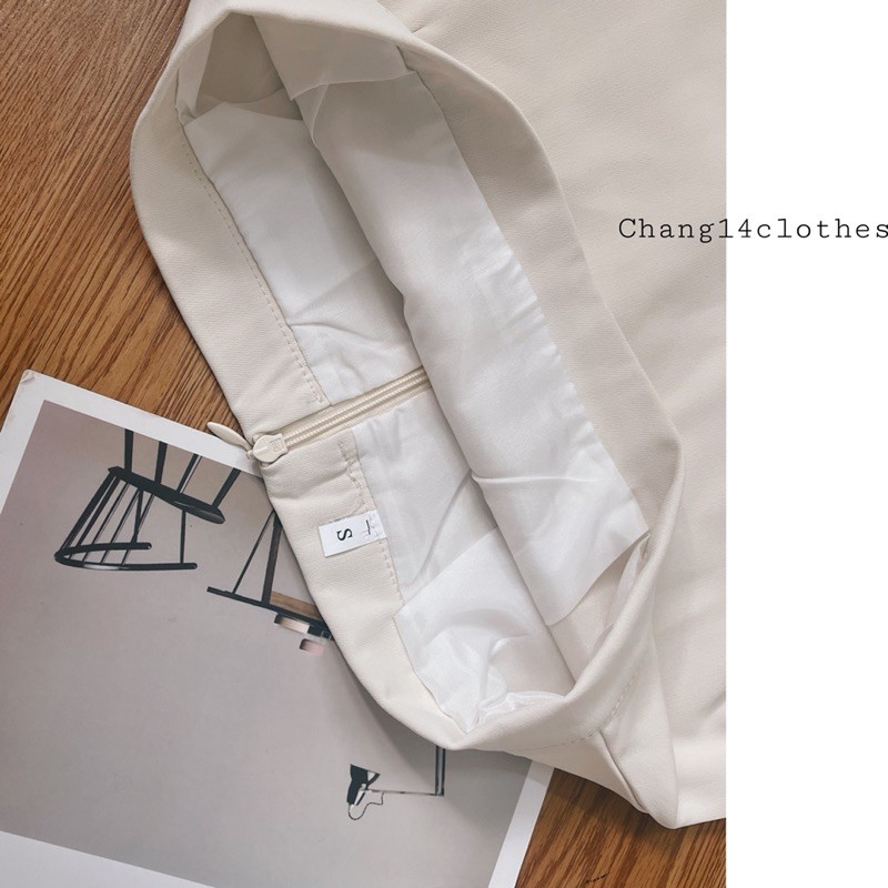 chân váy lụa trơn dài xẻ tà sau | BigBuy360 - bigbuy360.vn