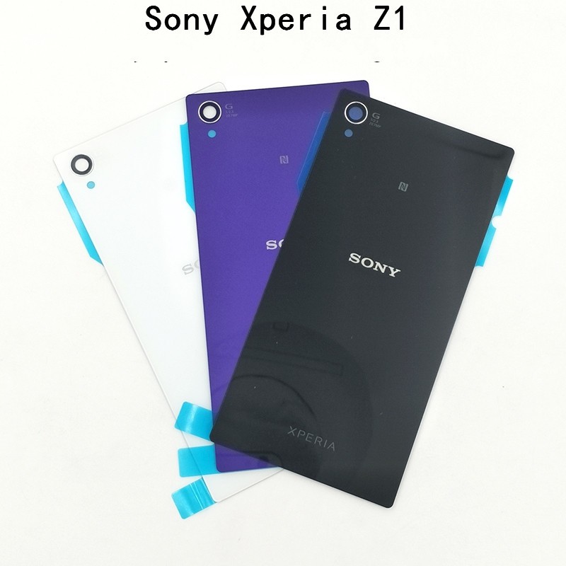 Nắp Đậy Pin Điện Thoại Mặt Kính Cho Sony Xperia Z L36H Z1 L39H C6902 Z2 D6543 L50W Z3 L55T D6603 Z4 Z3 Plus E6553 Ốp