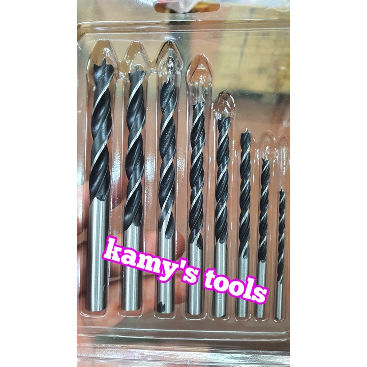 Bộ mũi khoan gỗ 8 cây LRT 3mm-10mm