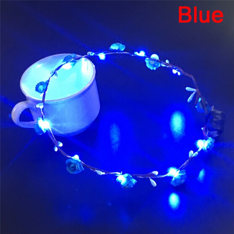 Băng Đô Hoa Có Đèn LED Phát Sáng