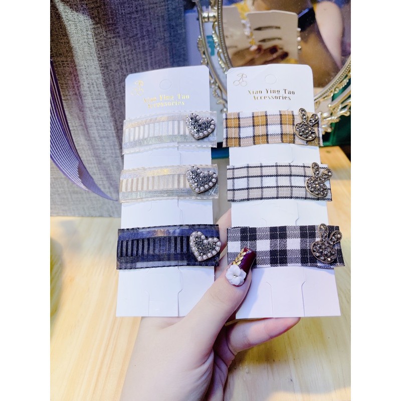 Ghim tóc đá thương hiệu sang trọng [CAO CẤP]