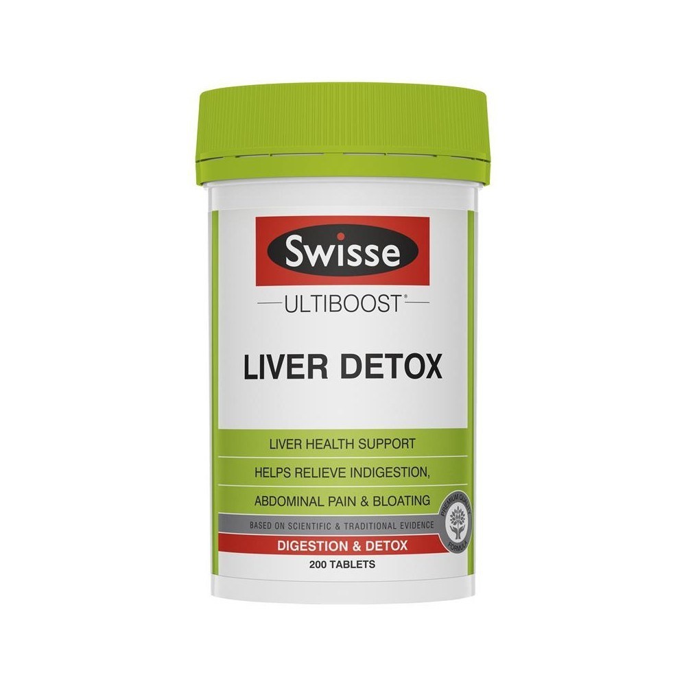 Viên uống Thải độc gan Liver Detox Swisse Úc, 60v/ 120v/ 200v