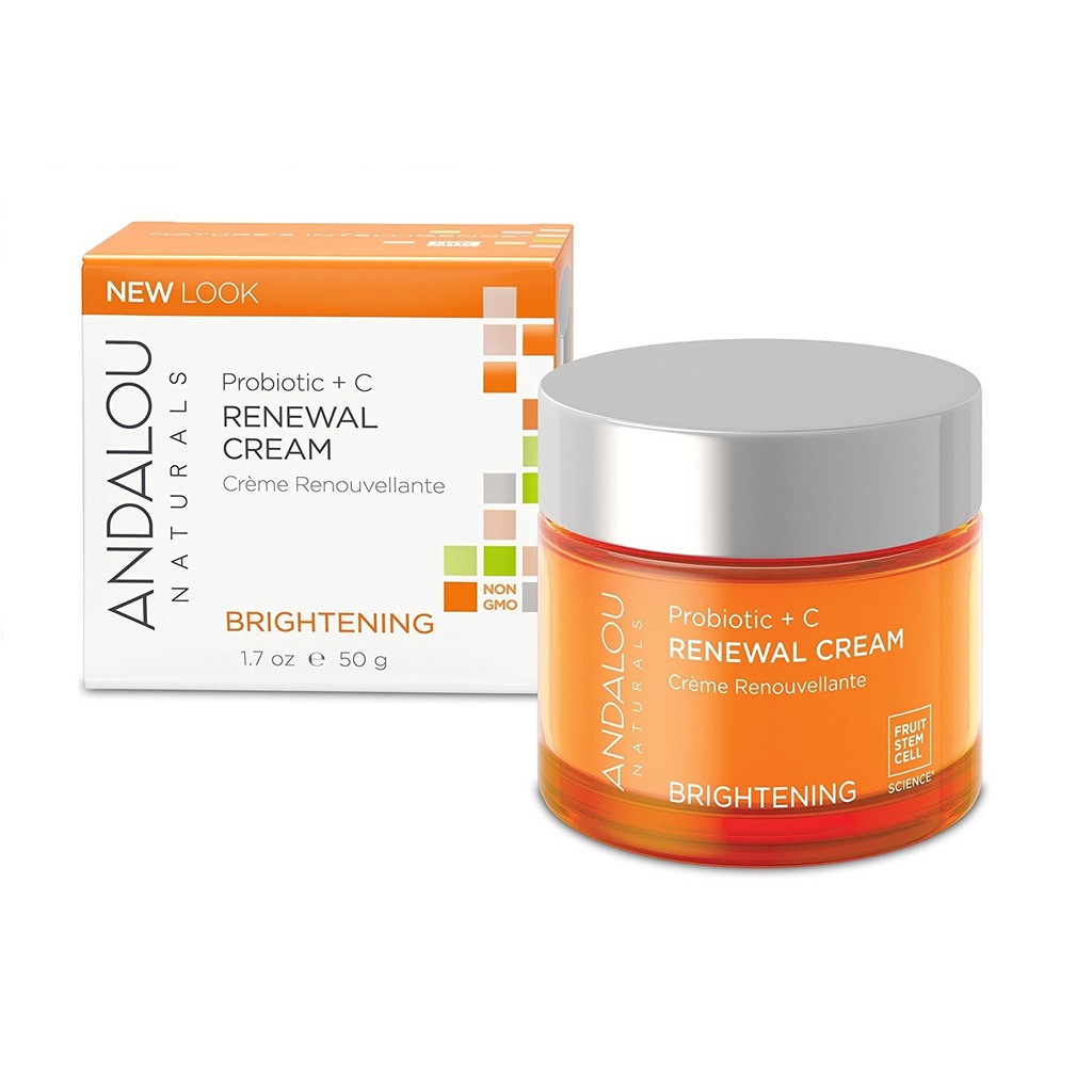 Kem dưỡng tái tạo da ANDALOU NATURALS PROBIOTIC + C RENEWAL CREAM BRIGHTENING 50ml