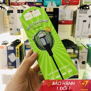 CÁP SẠC NHANH DÂY DÙ MICRO USB 2.4A HOCO X38 - DÀI 1.0M [HOCO ĐÀ NẴNG]