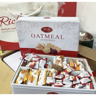 Bánh quy lúa mạch richy oatmeal 368 gam