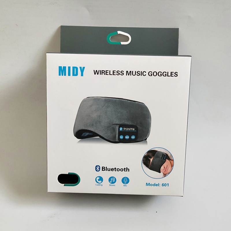 Băng Bịt Mắt Ngủ Sleepthy, Mặt nạ che mắt ngủ có tai nghe Nhạc Kết Nối Bluetooth 5.0 - GutechStore