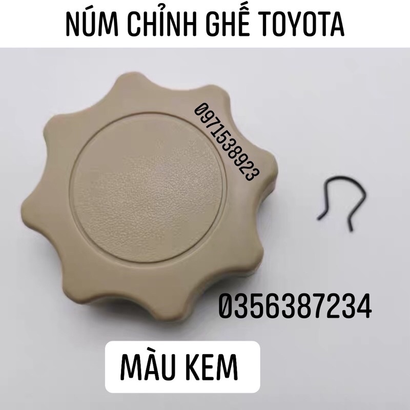 NÚM CHỈNH GHẾ TÀI TOYOTA INNOVA FORTUNER HILUX VIOS CAMRY YARIS và nhiều xe khác phù hợp