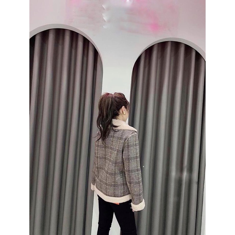 ÁO DẠ KẺ LÓT LÔNG