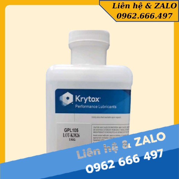 Dầu KRYTOX GPL 101 103 105 106 107 1KG