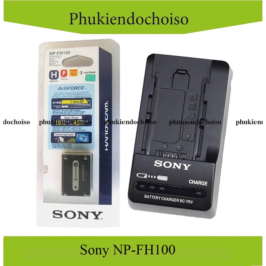 Bộ pin sạc thay thế Sony NP-FV100 - Hàng nhập khẩu