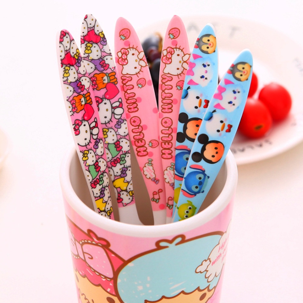 Thìa - dĩa nhựa hình Hello Kitty