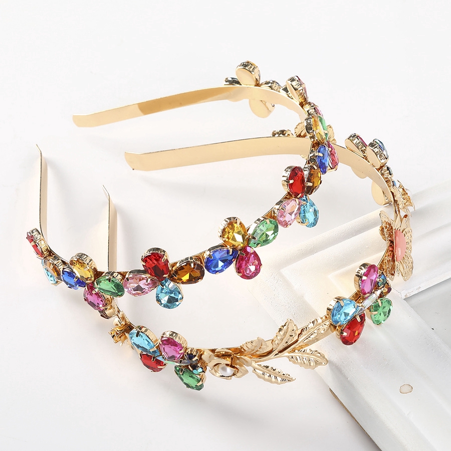 Băng Đô Cài Tóc Đính Đá Và Ngọc Trai Nhân Tạo Xinh Xắn Cho Nữ